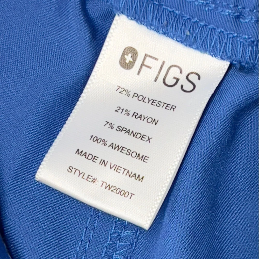 FIGS Royal Blue Unisex XL/T Straight Leg Work Career Wear professional